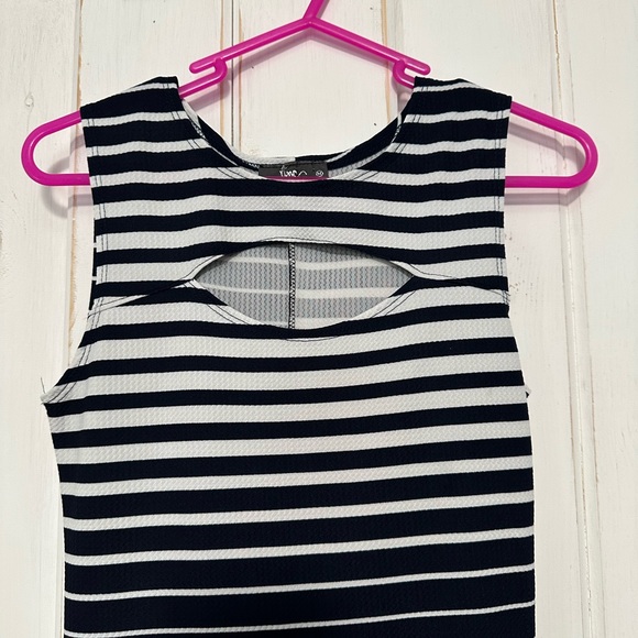 Cute Summer Form Fitting Tank Dress - Picture 3 of 3